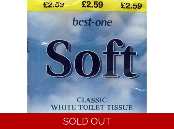 Best One Soft Clasic Toilet Tissue 9 pack 2ply